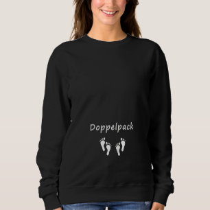 Womens Twin Pack Twin Mama Twins Baby Offspring Sweatshirt