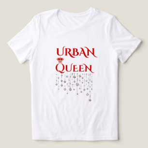 Women's URBAN CROWN RARE DIAMOND Cerise Pink Tri-Blend Shirt