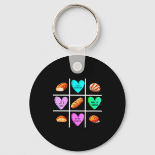 Women's valentine sourdough baker dealer bread keychain