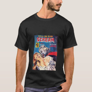 Womens Vampire Dracula Halloween Horror Vintage Co T-Shirt