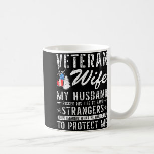 Womens Veteran Wife Us Veteran Army Husband Soldie Coffee Mug