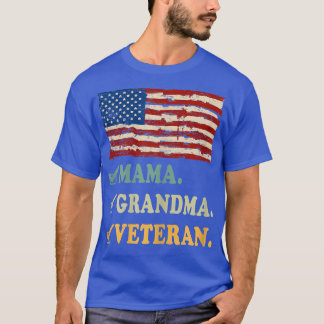 Womens Veterans Recognition Day Blessed Nana First T-Shirt