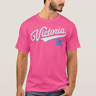 Womens Victoria Canada British Columbia Vintage Va T-Shirt