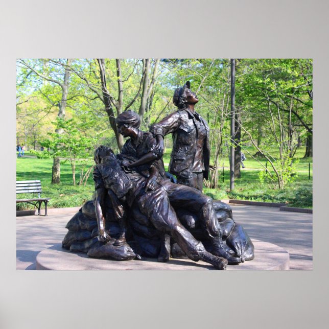 Women's Vietnam War Memorial Poster (Front)