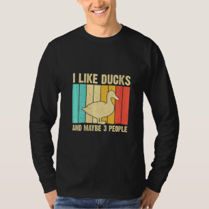 Womens Vintage Duck  For Duck  Men Women Mallard D T-Shirt