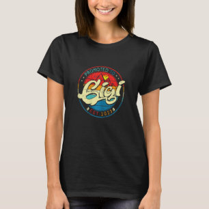 Womens Vintage New Mom Promoted To Gigi Est 2023 T-Shirt