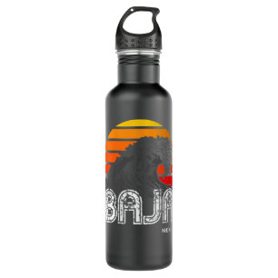 Womens Vintage Northern Baja Mexico Surfing - Retr 710 Ml Water Bottle