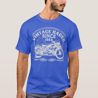Womens Vintage Racer Since 1954 Retro Motorbike  M T-Shirt