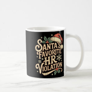 Womens Vintage Sarcastic Retro Hr Violation Christ Coffee Mug