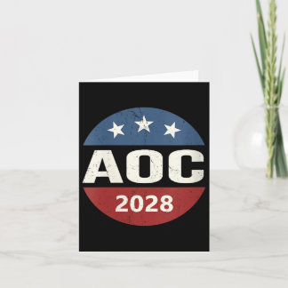 Womens Vintage Vote Alexandria Ocasio-cortez Presi Card