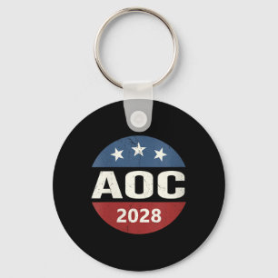 Womens Vintage Vote Alexandria Ocasio-cortez Presi Keychain