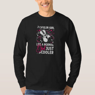 Womens Violin Girl Violinist String Instrument Pl T-Shirt
