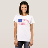 Women's Vizsla American Flag T-Shirt (Front Full)
