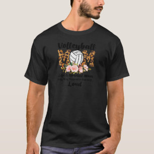 Womens Volleyball mom like a normal mom Volleyball T-Shirt