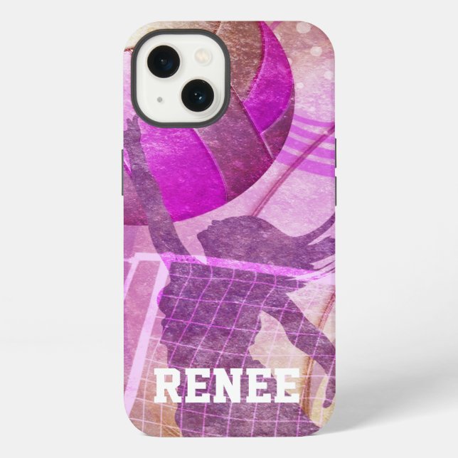 Women's Volleyball Player iPhone Case (Back)