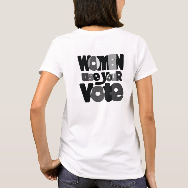 Women's Vote T-Shirt (Back)