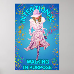Women's Walking Power Poster 