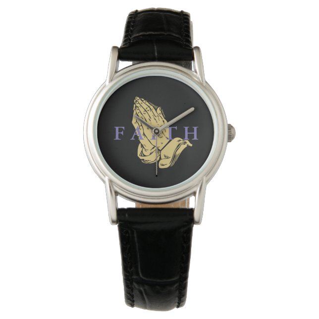Womens Watch-Hands of Prayer Faith Watch (Front)