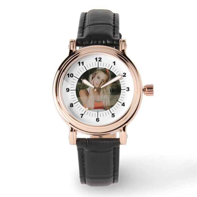 Women's Watch - Personalized - Rose Gold Vintage (Front)
