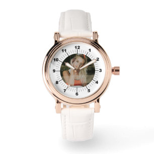 Women's Watch - Personalized - Rose Gold White