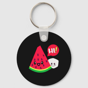 Womens Watermelon Sugar Hi Funny Saying Hi Summer Keychain