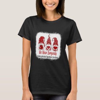 Womens We Wear Burgundy Antiphospholipid Syndrome T-Shirt