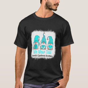 Womens We Wear Teal Tourette's Syndrome Awareness T-Shirt
