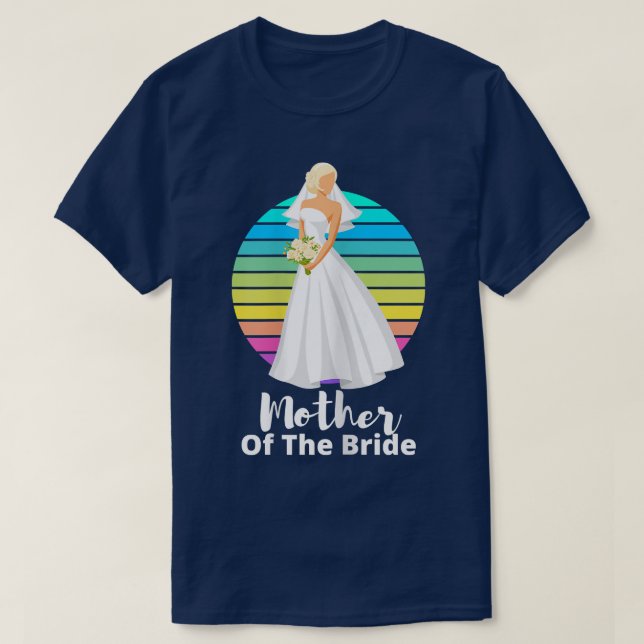 Womens Wedding Bride Engaged Just Married For Moth T-Shirt (Design Front)