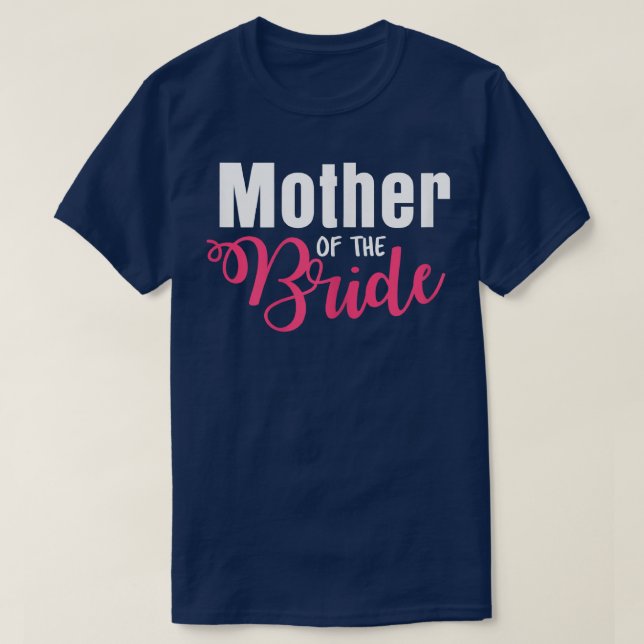 Womens Wedding Bride Engaged Just Married Mother O T-Shirt (Design Front)