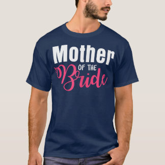 Womens Wedding Bride Engaged Just Married Mother O T-Shirt