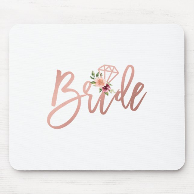 Womens Wedding Shower For Future Mrs Bride To Be F Mouse Pad (Front)