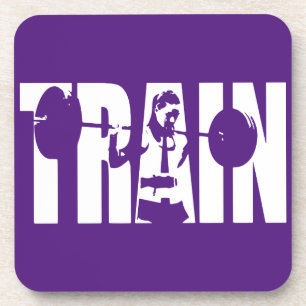 Women's Weightlifting Motivation - TRAIN Coaster