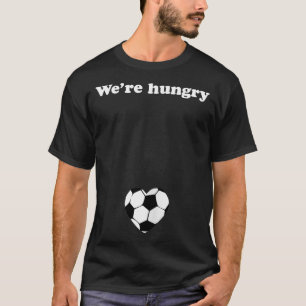 Womens Were Hungry Lover Funny Pregnancy  T-Shirt