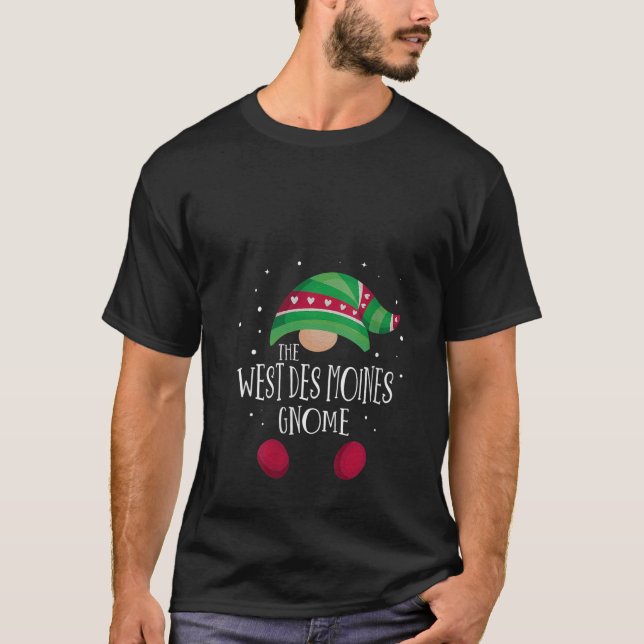 Womens West Des Moines Gnome Family Matching Chris T-Shirt (Front)
