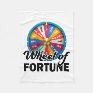 Womens Wheel Of Fortune Dad Fathers Day Wheel Of F Fleece Blanket