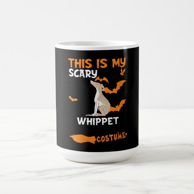 Womens Whippet Costume Halloween Lazy Scary Dog Coffee Mug (Center)