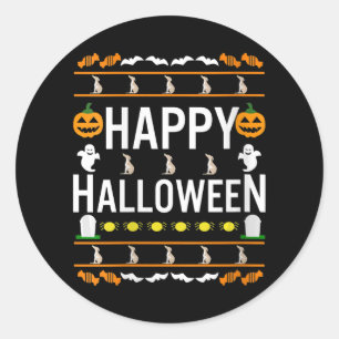 Womens Whippet Halloween Lazy Ugly Costume Dog Classic Round Sticker