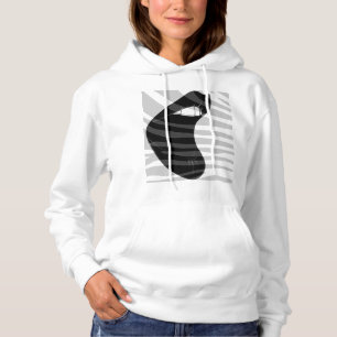 Womens white hoodie
