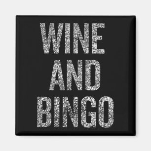 Womens Wine Bingo Funny Quote Sarcastic Humour Magnet