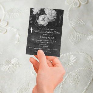 Women's Winter Retreat White Floral Church Flyer