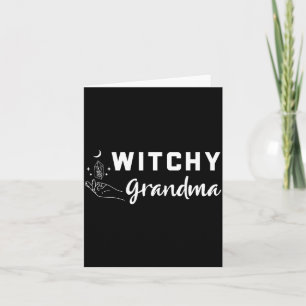 Womens Witchy Grandma Funny Witch Halloween Card