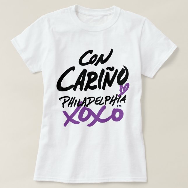 Womens 'With Love' in Spanish T-Shirt (Design Front)