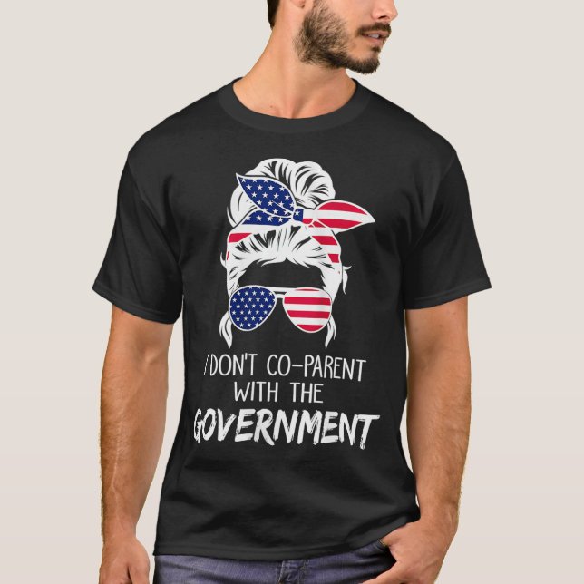 Womens Women Freedom I Donu2019t Coparent With The T-Shirt (Front)