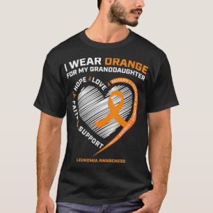 Womens Women I Wear Orange For My Granddaughter Le T-Shirt