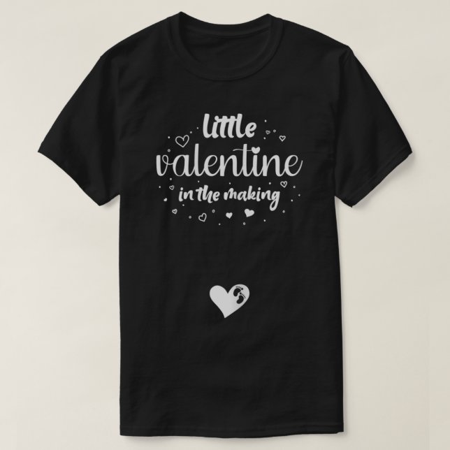 Womens Women's Awesome and Funny Little Valentine  T-Shirt (Design Front)