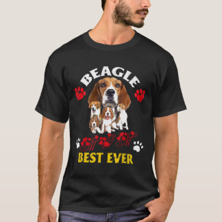 Womens Womens Beagle Beagle Mom Best Ever T-Shirt