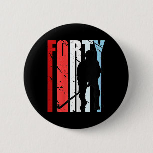 Womens Womens Field Hockey 22nd Birthday Player Te 2 Inch Round Button