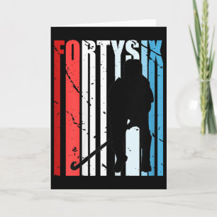 Womens Womens Field Hockey 28th Birthday Player Te Card