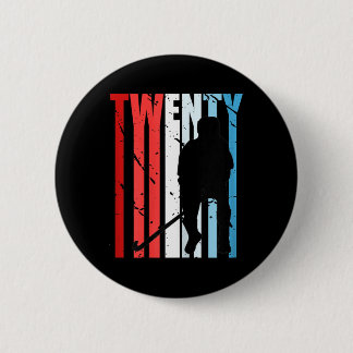 Womens Womens Field Hockey 48th Birthday Player Te 2 Inch Round Button