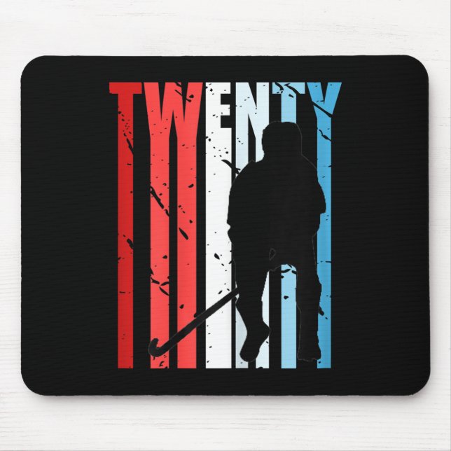 Womens Womens Field Hockey 48th Birthday Player Te Mouse Pad (Front)